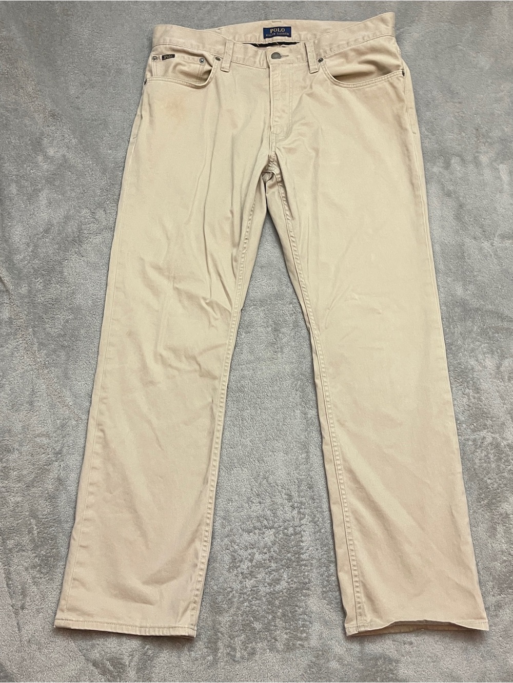 Polo Ralph Lauren Prospect Pant Classic Polo Chino Khaki Cotton Men Size 33/30